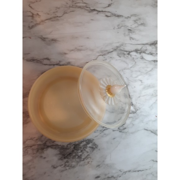 Vintage Avon Cotillion Beauty Powder Box Plastic - Picture 5 of 6